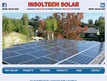 Tablet Screenshot of insoltechsolar.com